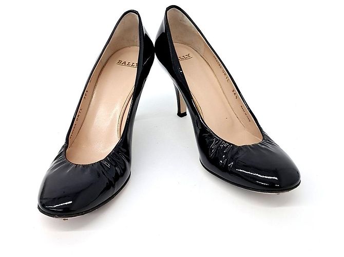 Bally Lackleder Schuhe Schwarz