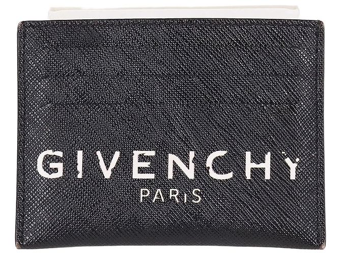 Givenchy Tarjetero con logo vintage Negro
