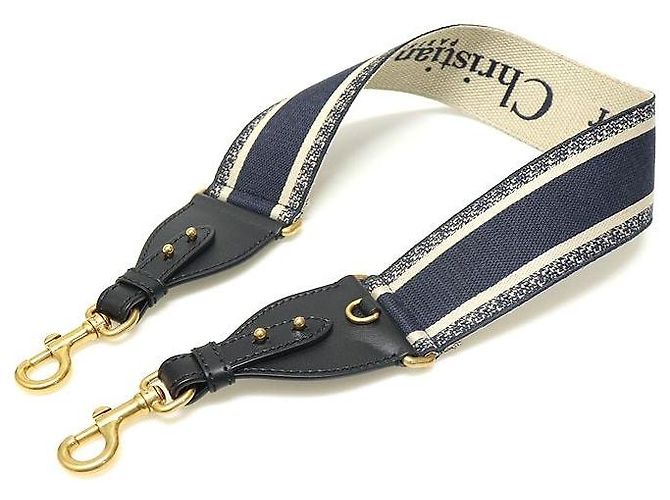 Alça de ombro bordada azul CHRISTIAN DIOR PARIS Multicor