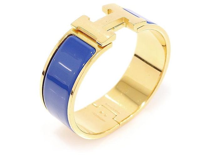Hermès Bracciale Click in Smalto Blu IMPERIALE