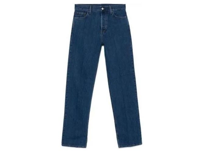 Gucci Logo Denim Pants Blue