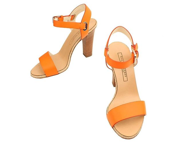 Ralph Lauren Orange Strap Sandale