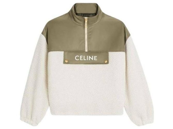 Céline Kaschmir-Schafslederjacke Braun 