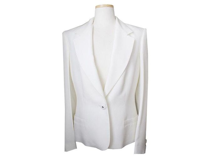 Versace White Jacket Silvery
