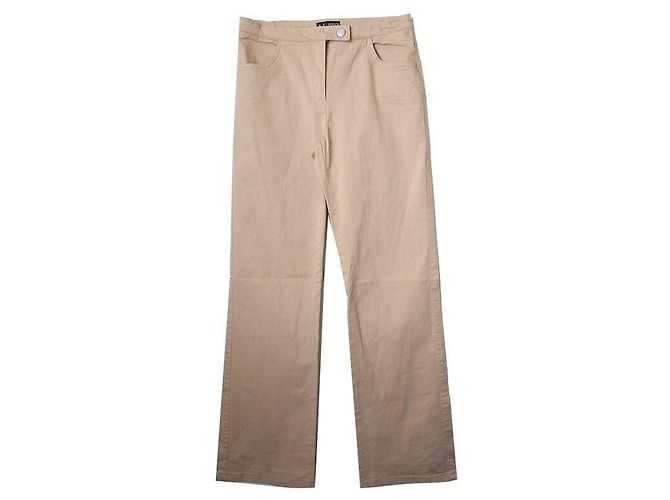 Armani Jeans Sand Beige Denim Pants Orange