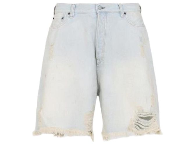 Acne Distressed Denim Shorts