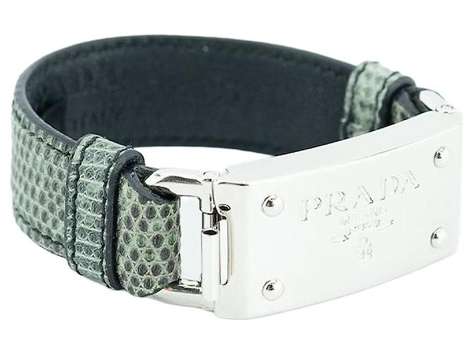 Prada Pulseira de couro GIADA Verde