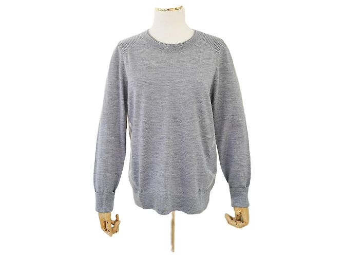 Burberry Women's Knit Meigan Mid Grey Wool Sweater Multiple colors