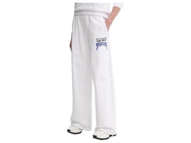 Versace Pantalones de chándal Logo Blanco