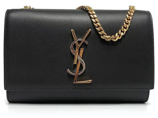 Saint Laurent Piccola borsa a tracolla Kate Nero