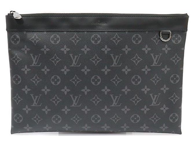 Louis Vuitton Pochette Clutch en toile Monogram Eclipse Noir