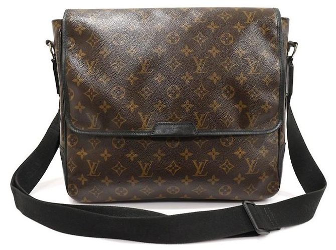 Louis Vuitton Monogramm Macassar Canvas Bast GM Messenger Umhängetasche