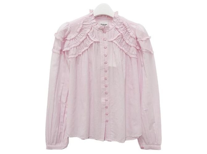 Isabel Marant Faltenbluse CHRISTA Hellrosa Pink