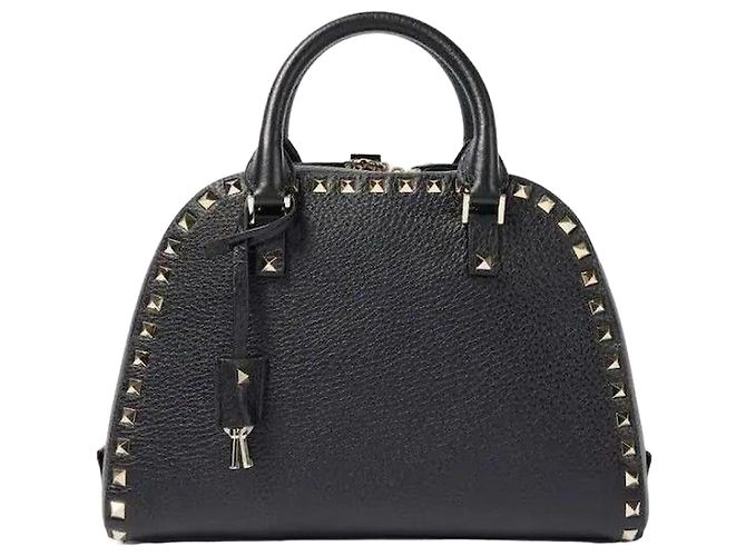 Valentino Rockstud Doppelgriff Tasche VSF Schwarz