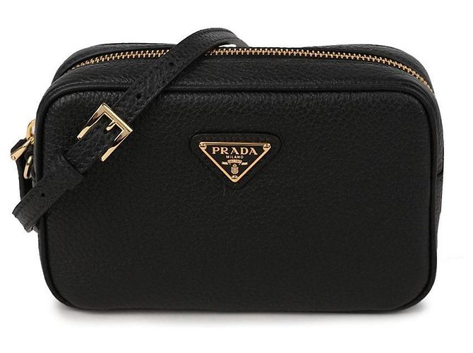 Prada Mini borsa in pelle Nero