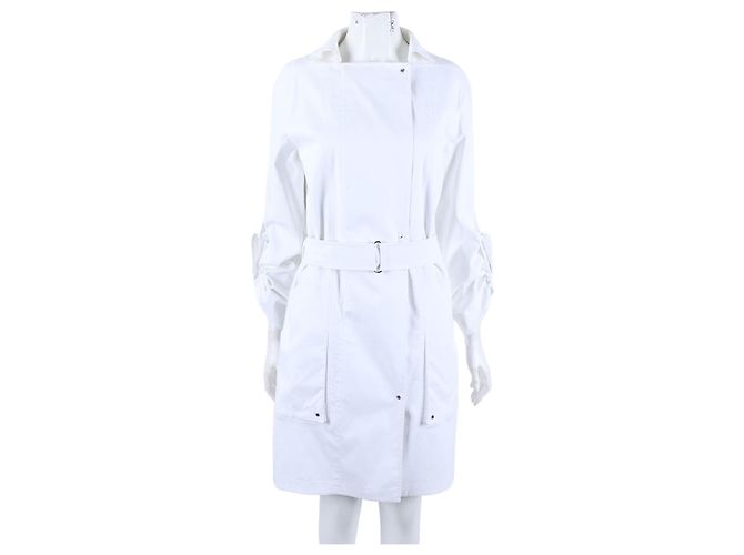 Hermès Long Jacket White