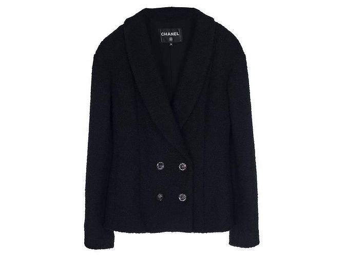 Chanel Wool Jacket Black