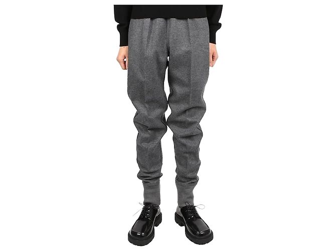 Jil Sander Wool Blend Jogger Pants Brown