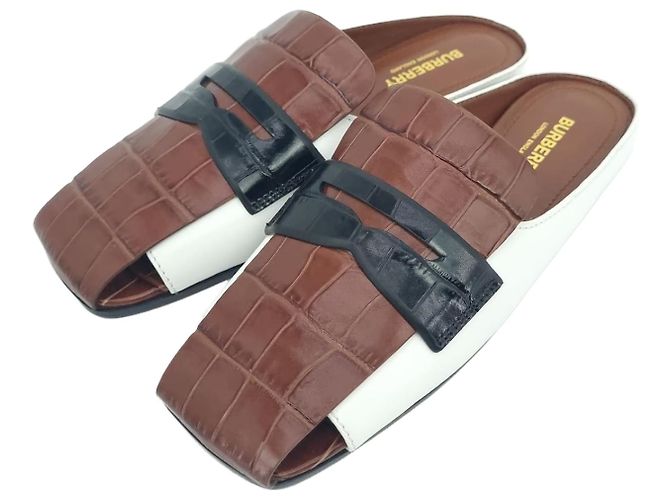 Burberry Panel Mule Braun 