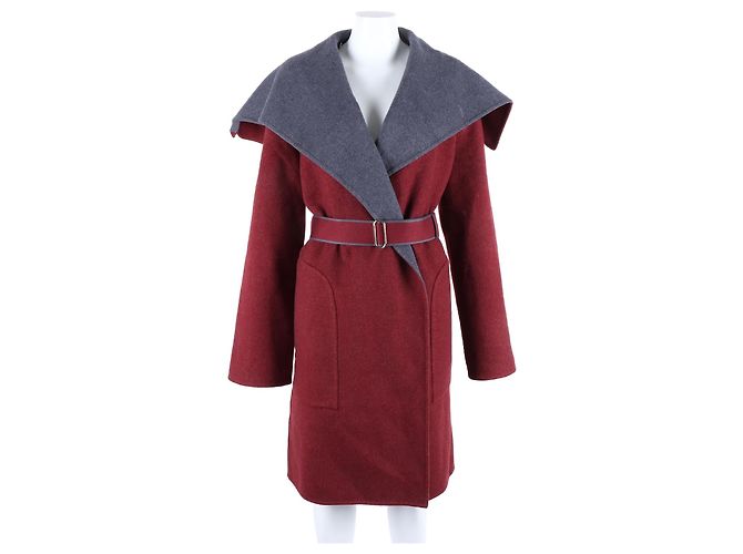 Hermès Cashmere Coat Red