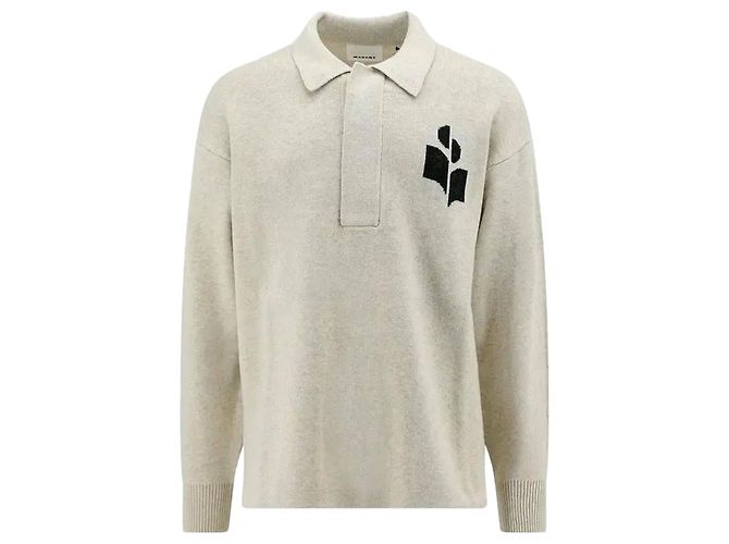 Isabel Marant Polo Strickpullover Braun 