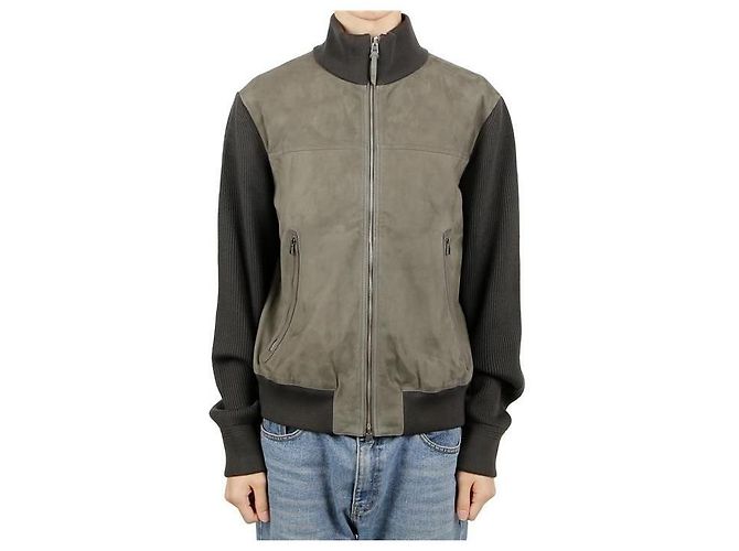 Tom Ford Suede Zip-Up Jacket Brown