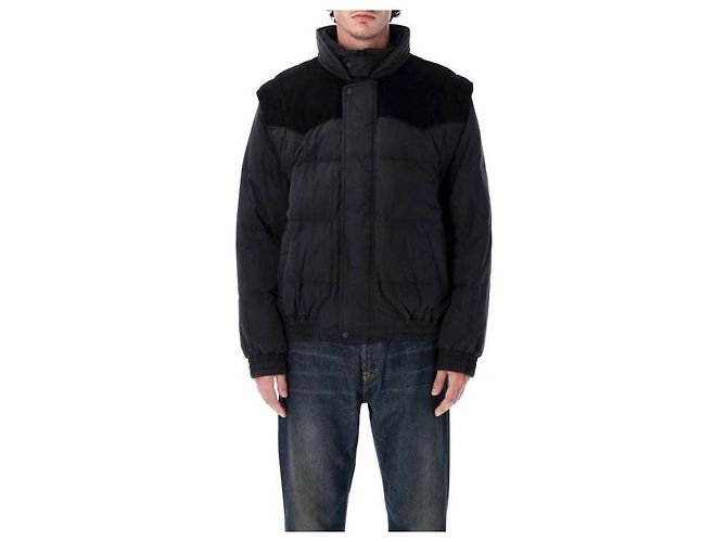 Isabel Marant Short Down Jacket Black 
