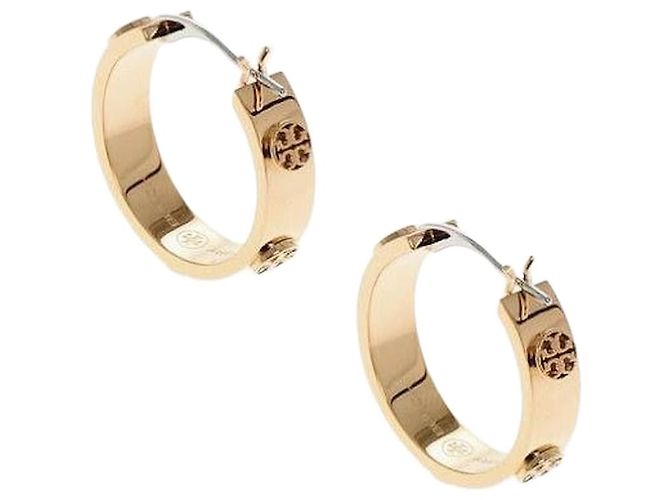 Tory Burch Orecchini a cerchio con borchie Miller D'oro 