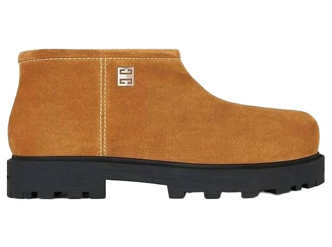 Givenchy Botas de tornozelo em camurça Storm Marrom