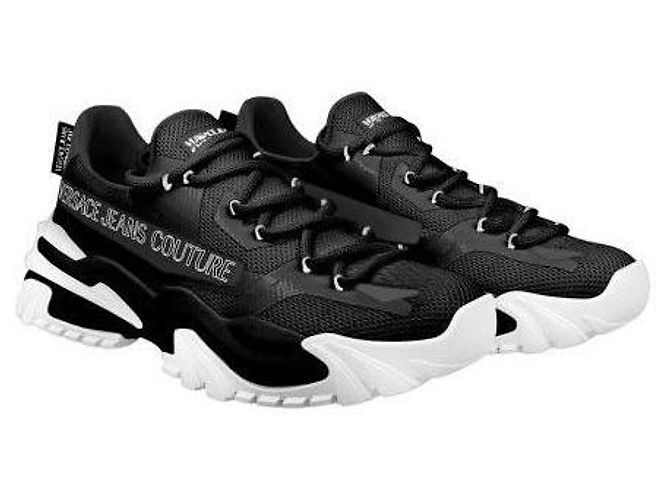 Versace Baskets Trail Trek Noir
