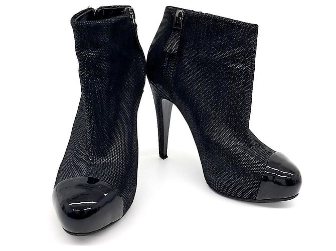 Chanel Booties Black