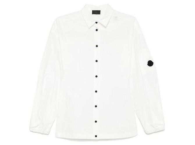 Moncler Camicia con dettaglio taschino Argento