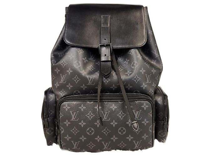 Louis Vuitton Trio Backpack Condition Black
