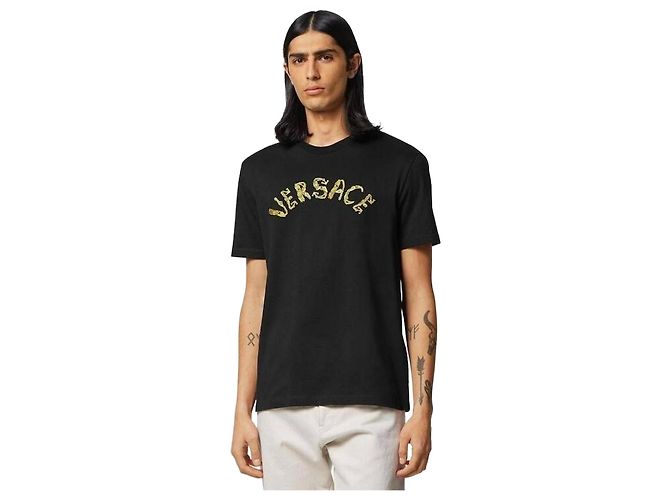 Versace Seashell Baroque Logo T-Shirt