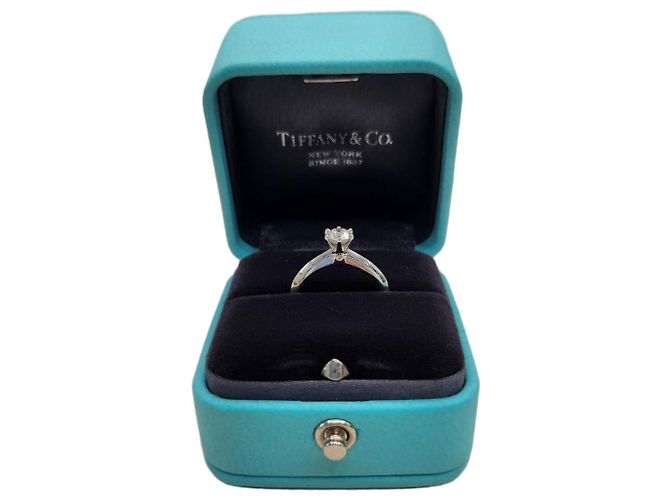 Tiffany & Co Platinum Diamond Ring Size Multiple colors