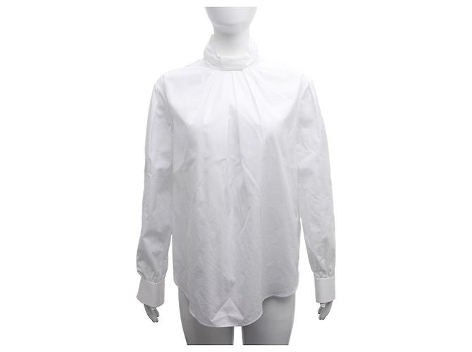 Céline Camisa de algodón blanco 