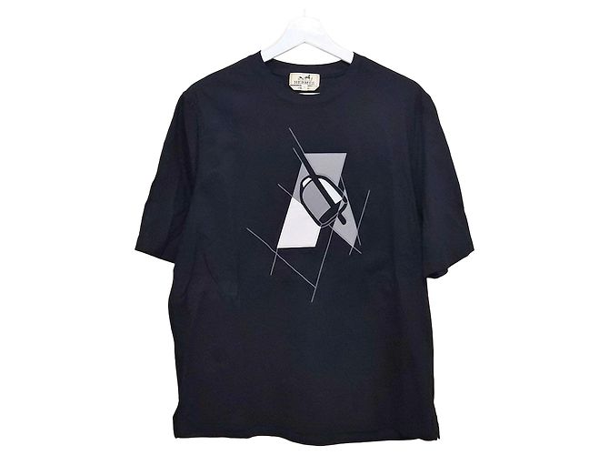 Hermès Aetrier En Fragment T-Shirt Schwarz 