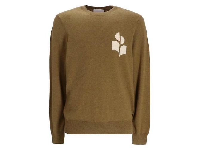 Isabel Marant Logo-Pullover Braun 