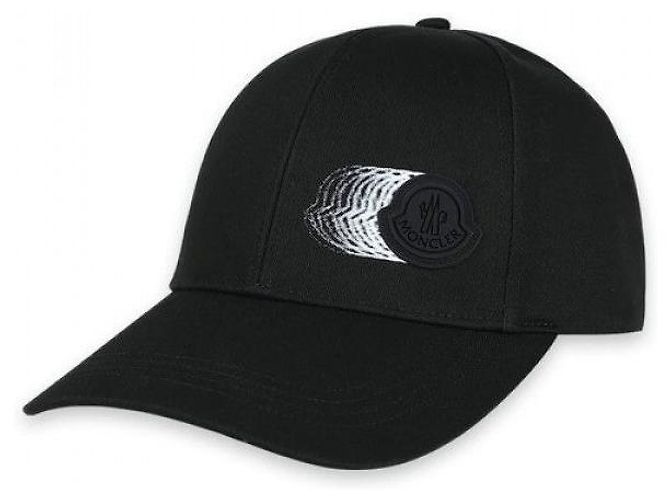 Moncler Boné de beisebol com patch de logo desbotado