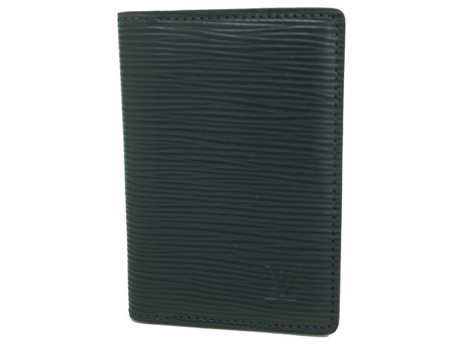 Louis Vuitton Epi Organizer de Poche Card Case Navy blue