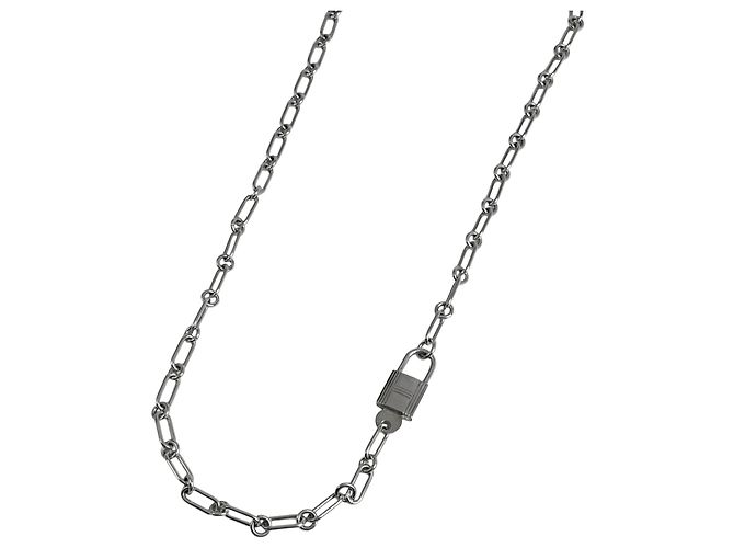 Collana lunga Alpha Kelly Cadena di Hermes Hermès Argento