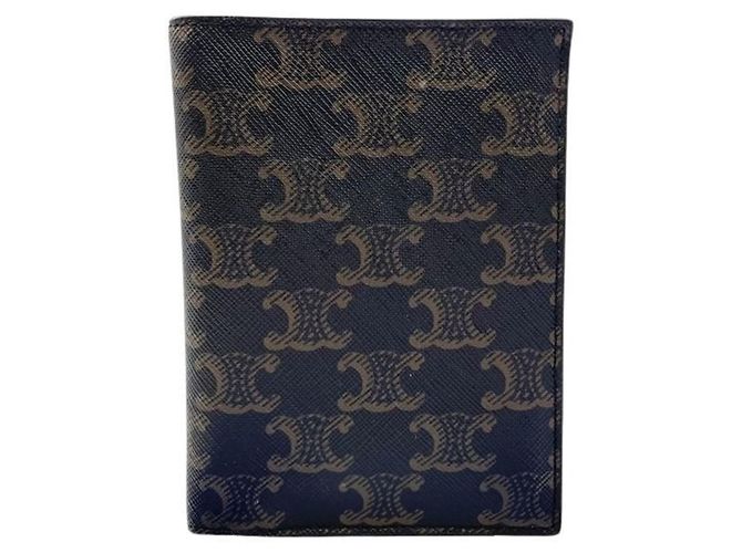 Céline Celine Black Passport Cover