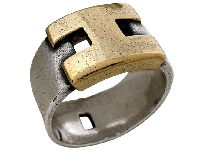 Neuer Herkulesring Hermès Silber