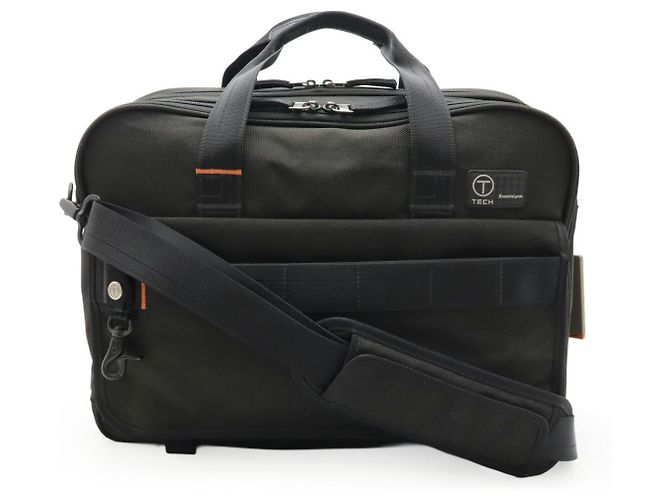 Tumi T-TECH Briefcase in Nylon Canvas 2in1 Nero