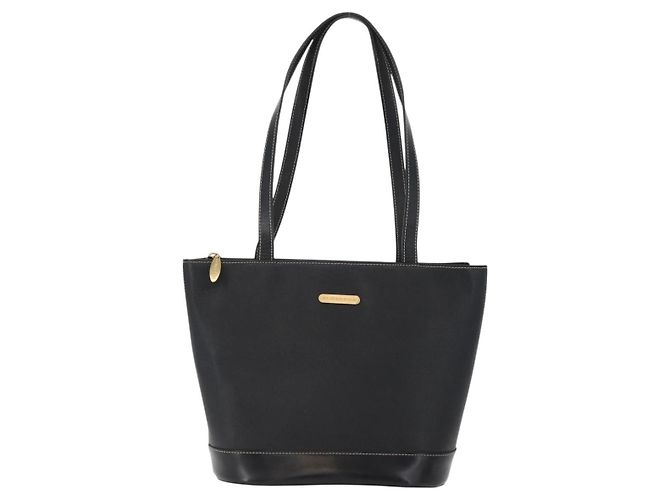 Burberry Vintage Check Coated Canvas Small Noir