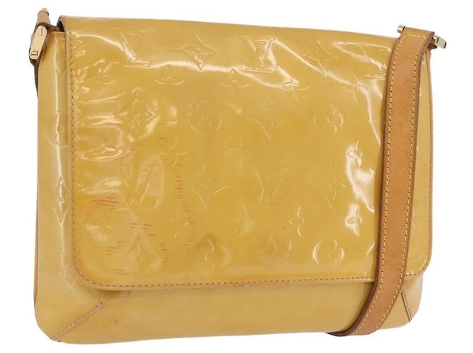 Louis Vuitton Thompson Street Monogram Vernis Medium Beige