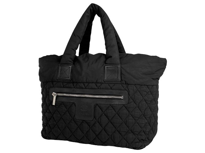 Chanel Coco Cocoon Medium Tote Bag Black
