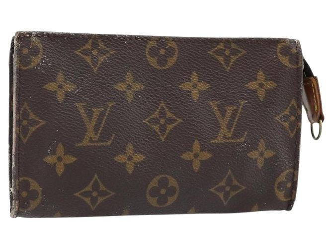 LOUIS VUITTON Monogram Bucket PM Accessory Pouch LV Auth LNZ060