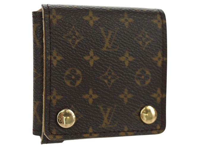 CAJA DE JOYAS Monogram LOUIS VUITTON Caja de joyas LV Auth 166989M Monograma