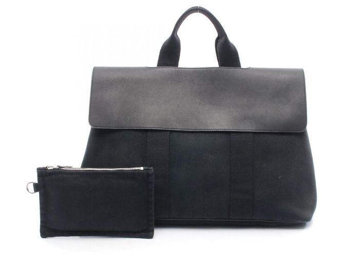 Hermès Valparaiso MM Handtasche Schwarz